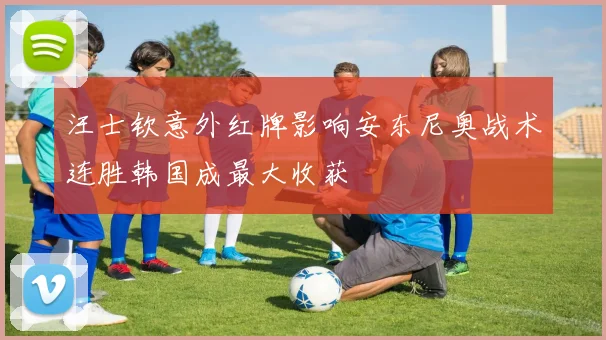 汪士钦意外红牌影响安东尼奥战术连胜韩国成最大收获
