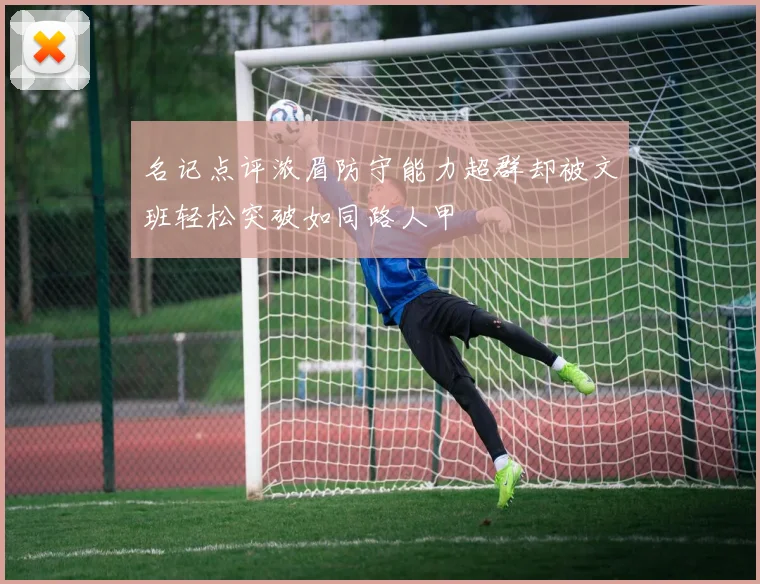 名记点评浓眉防守能力超群却被文班轻松突破如同路人甲